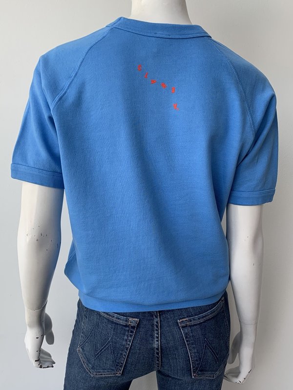 Clare V. Short Sleeve Sweatshirt - Sky 