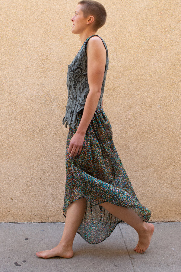 rodebjer silk dress Rodebjer Draped Silk Dress - Abstract