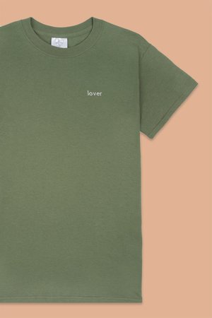 Double Trouble Gang Lover T-shirt - Khaki Double Trouble Gang Lover T-shirt - Khaki