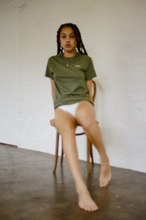 Double Trouble Gang Lover T-shirt - Khaki Double Trouble Gang Lover T-shirt - Khaki