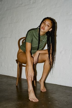 Double Trouble Gang Lover T-shirt - Khaki Double Trouble Gang Lover T-shirt - Khaki