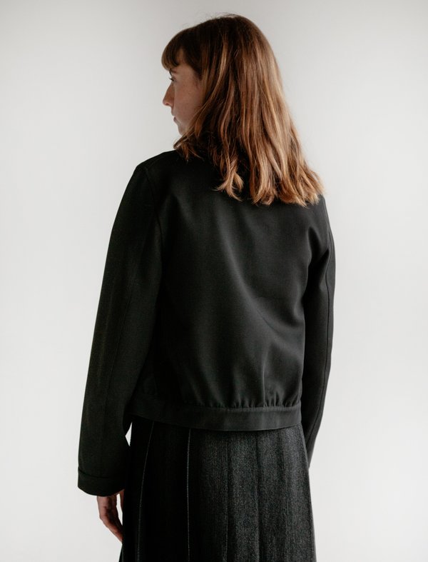 Studio Nicholson Frink Belted Jacket - Black Studio Nicholson Frink Belted Jacket - Black