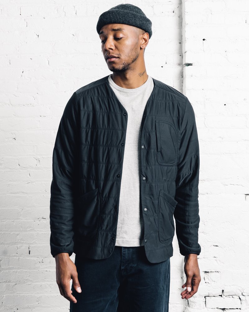 Jacket retailer flexible insulated cardigan