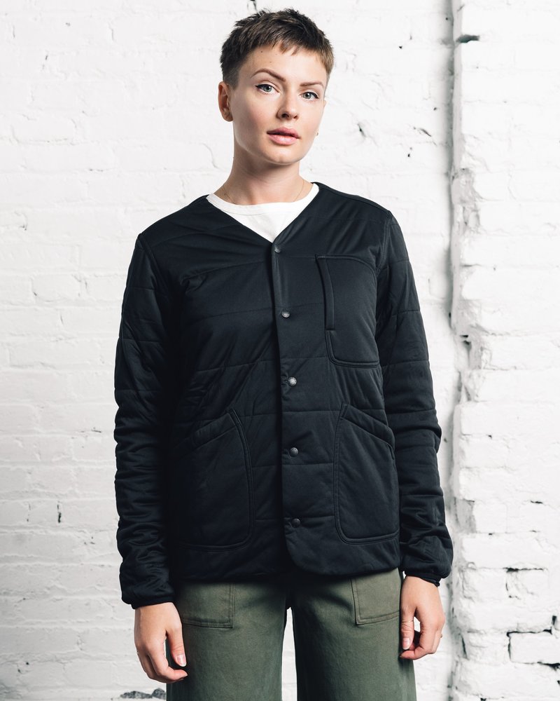 Snow Peak Flexible Insulated Cardigan - Black | Garmentory
