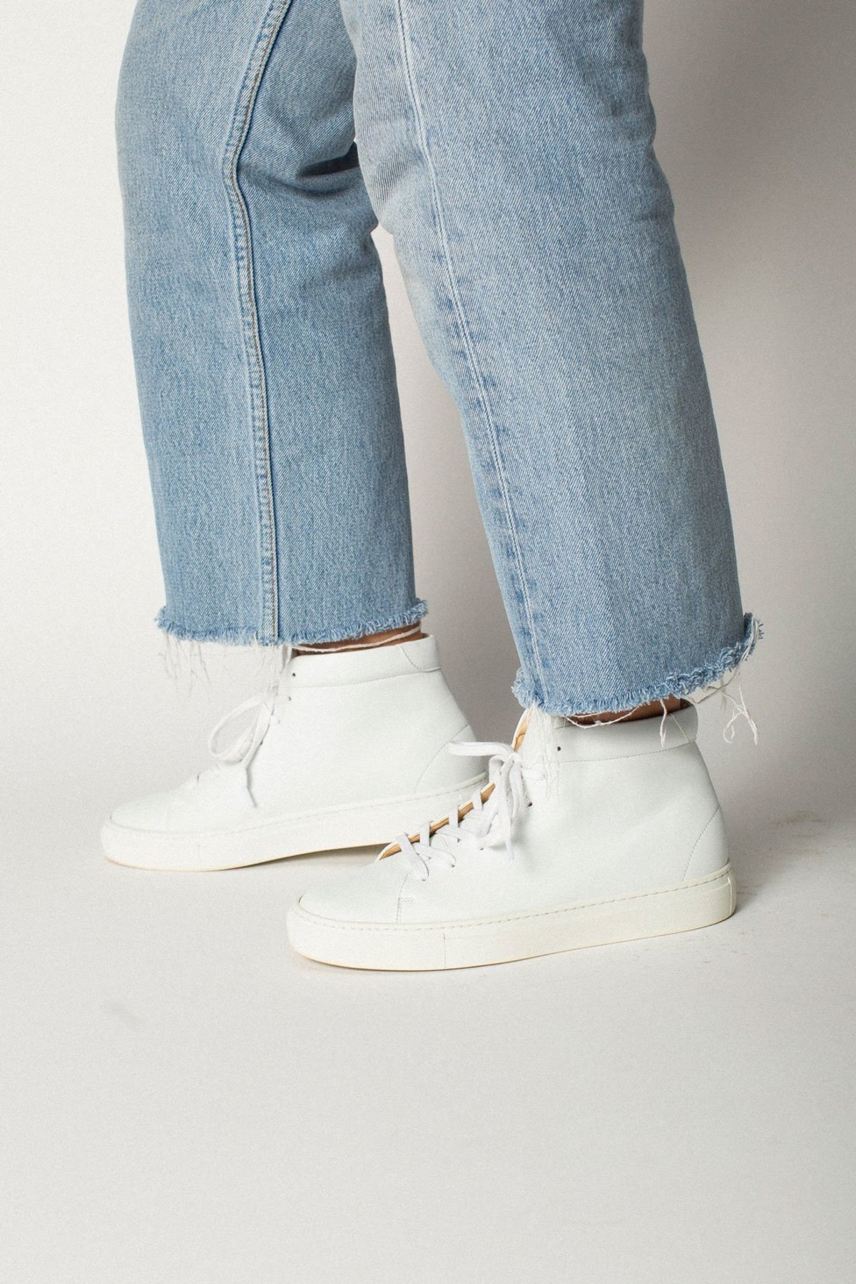 Sydney Brown High Sneaker - White - Image 2 of 4