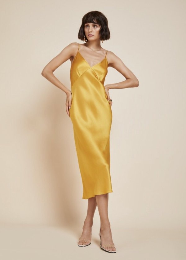 Frankie Issa Dress yellow Garmentory