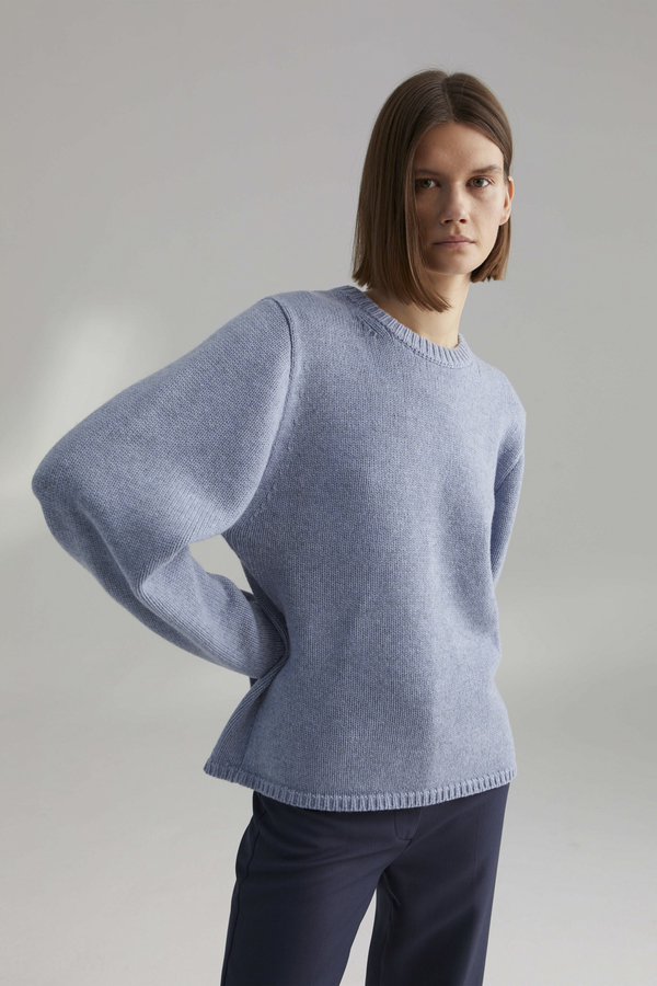 TOTÊME Montese Round Neck Knit Sweater 