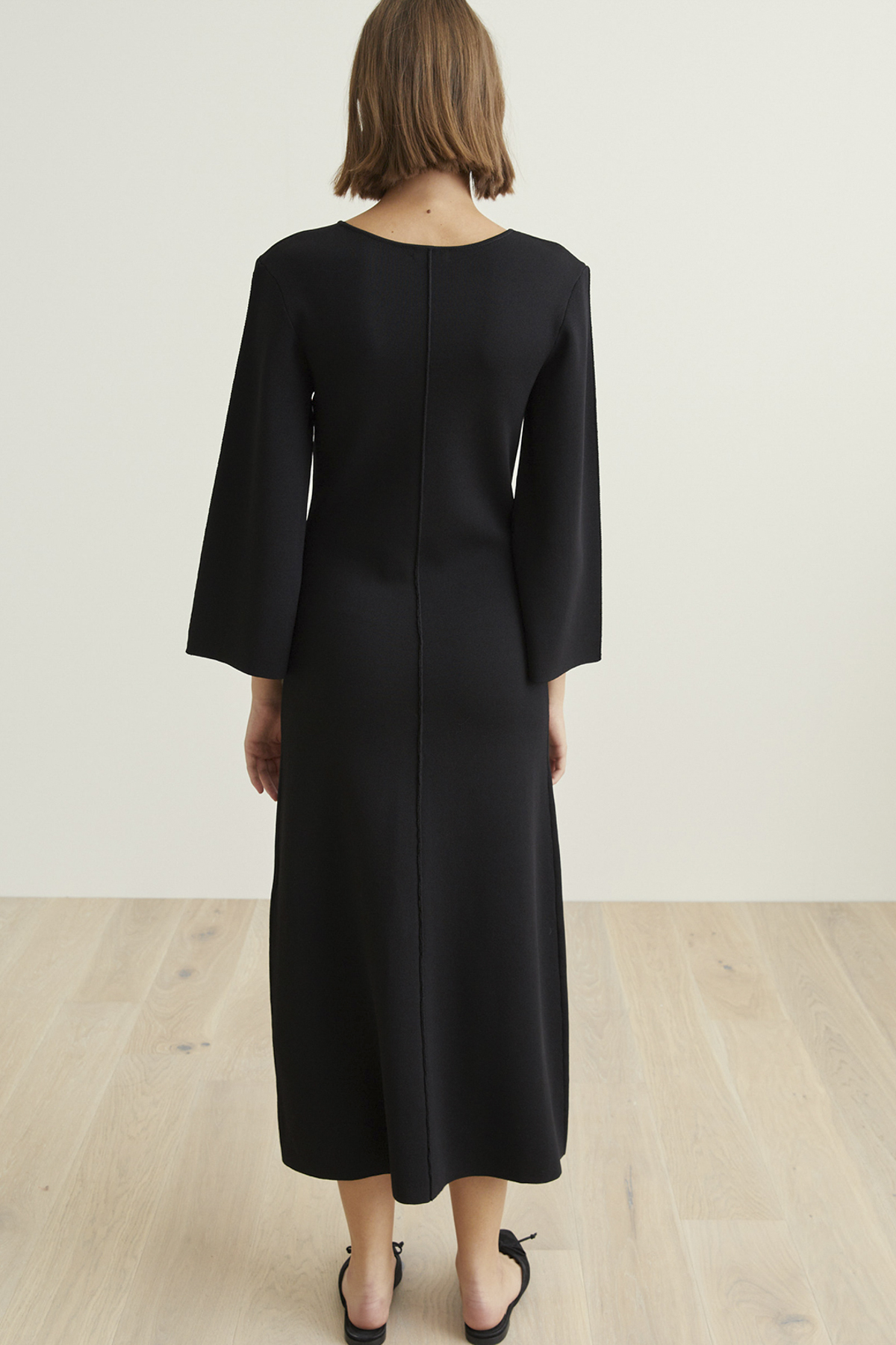 TOTME Lexa Knitted Dress - Black | Garmentory TOTME Lexa Knitted Dress - Black | Garmentory