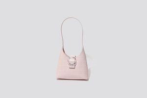 IMAGO-A Croc Lucite Purse - Rose IMAGO-A Croc Lucite Purse - Rose