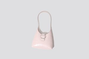 IMAGO-A Croc Lucite Purse - Rose IMAGO-A Croc Lucite Purse - Rose