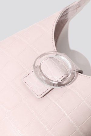 IMAGO-A Croc Lucite Purse - Rose IMAGO-A Croc Lucite Purse - Rose