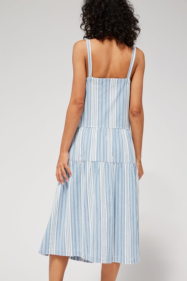 Lacausa Blue Moon Dress - Indigo Stripes Lacausa Blue Moon Dress - Indigo Stripes