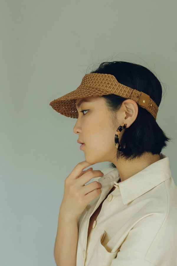 Lack of Color Tucson Woven Visor - brown | Garmentory display picture 1