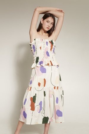 Arc & Bow Aspect Skirt - multi Arc & Bow Aspect Skirt - multi
