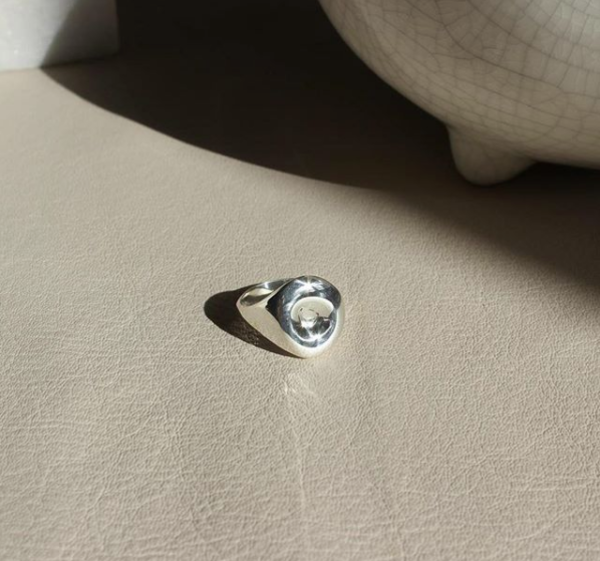 EMBR Jewellery Droplet Ring - Sterling silver EMBR Jewellery Droplet Ring - Sterling silver