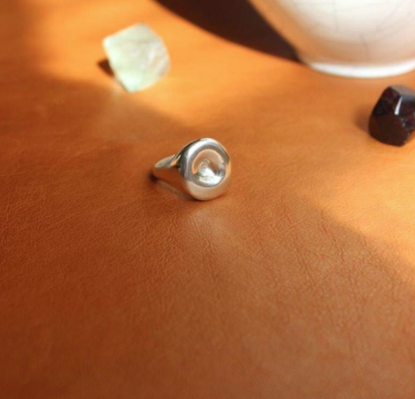EMBR Jewellery Droplet Ring - Sterling silver EMBR Jewellery Droplet Ring - Sterling silver