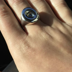 EMBR Jewellery Droplet Ring - Sterling silver EMBR Jewellery Droplet Ring - Sterling silver