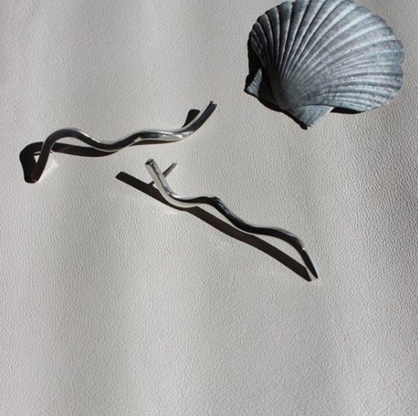 EMBR Jewellery Figure Earrings - Sterling silver EMBR Jewellery Figure Earrings - Sterling silver