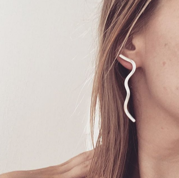 EMBR Jewellery Figure Earrings - Sterling silver EMBR Jewellery Figure Earrings - Sterling silver