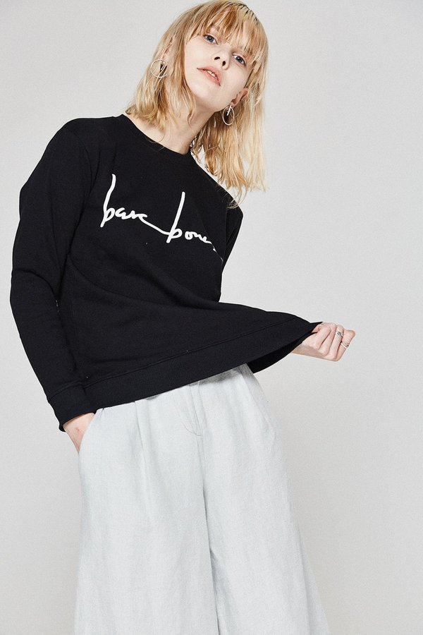 Bare Bones Logo Sweater - Black Bare Bones Logo Sweater - Black
