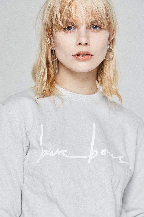 Bare Bones Logo Sweater - Grey Bare Bones Logo Sweater - Grey
