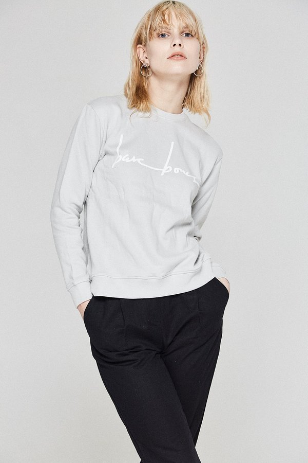 Bare Bones Logo Sweater - Grey Bare Bones Logo Sweater - Grey