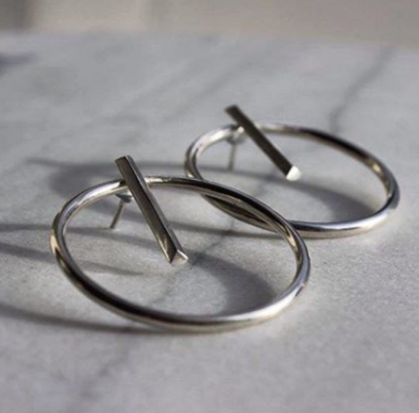 EMBR Jewellery Substrate Earrings - Sterling silver EMBR Jewellery Substrate Earrings - Sterling silver