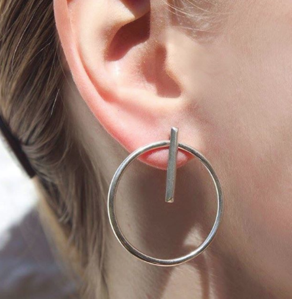 EMBR Jewellery Substrate Earrings - Sterling silver EMBR Jewellery Substrate Earrings - Sterling silver