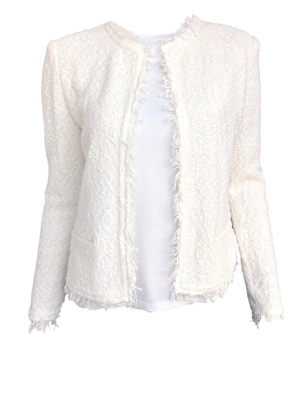 iro shavani jacket white