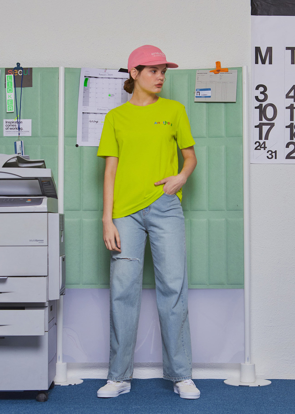 Another A T-shirt - Neon Yellow Another A T-shirt - Neon Yellow