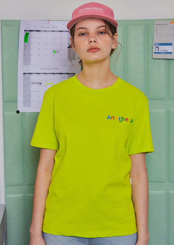 Another A T-shirt - Neon Yellow Another A T-shirt - Neon Yellow