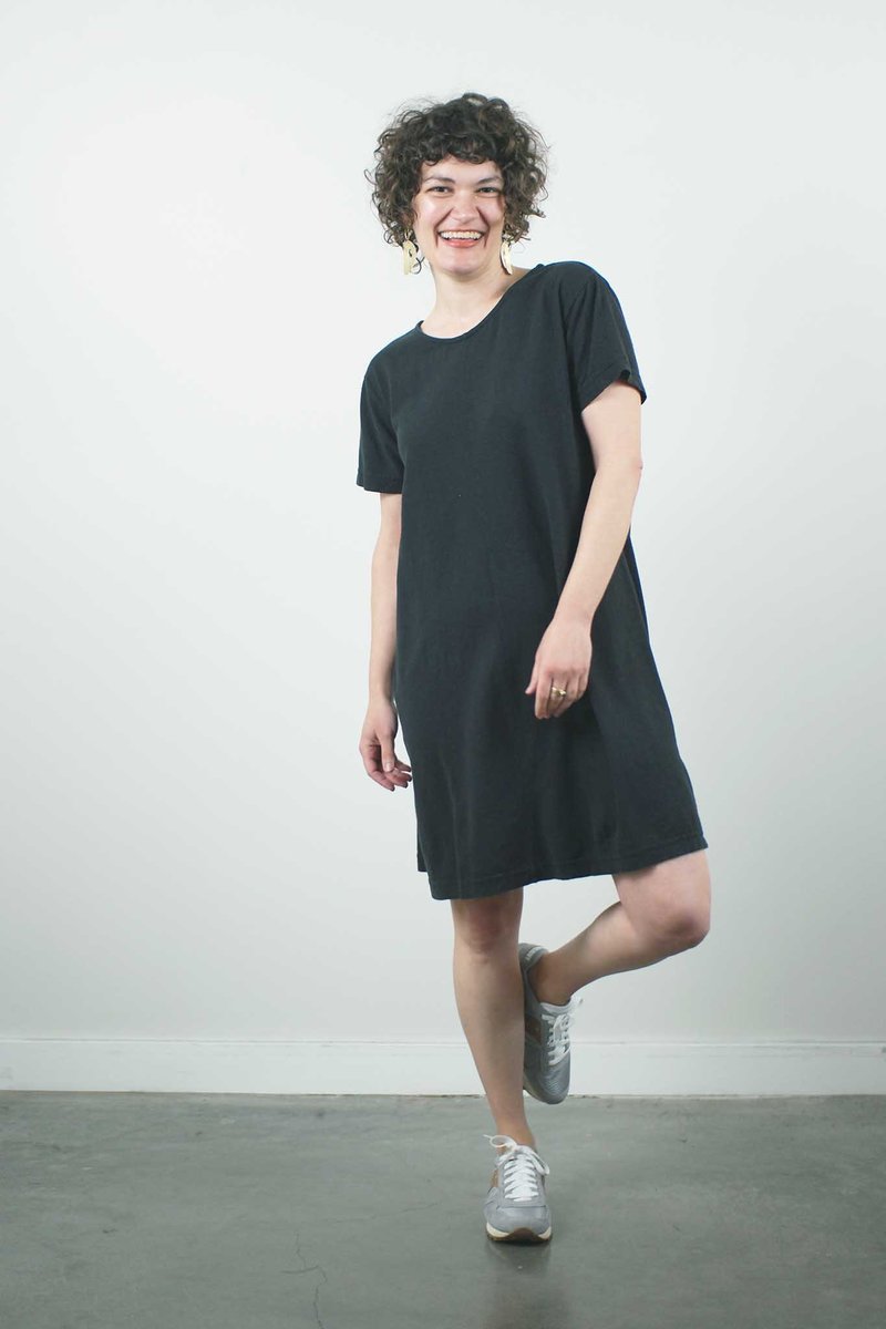 Jungmaven Beach Dress - Washed Black | Garmentory Jungmaven Beach Dress - Washed Black | Garmentory