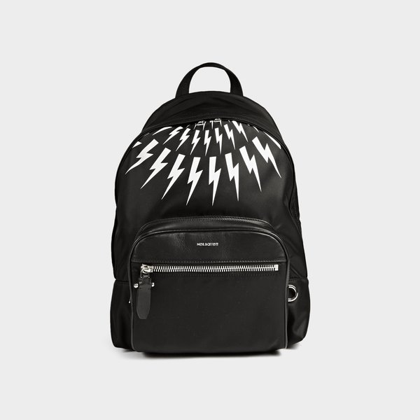 Neil Barrett Classic Backpack - Black/White | Garmentory