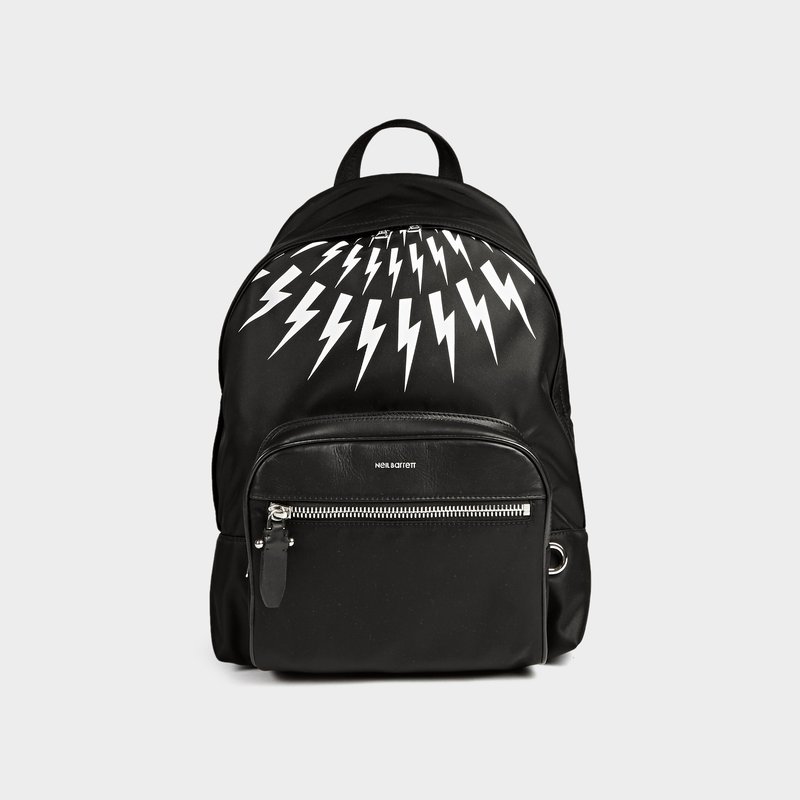 Neil Barrett Classic Backpack - Black/White | Garmentory