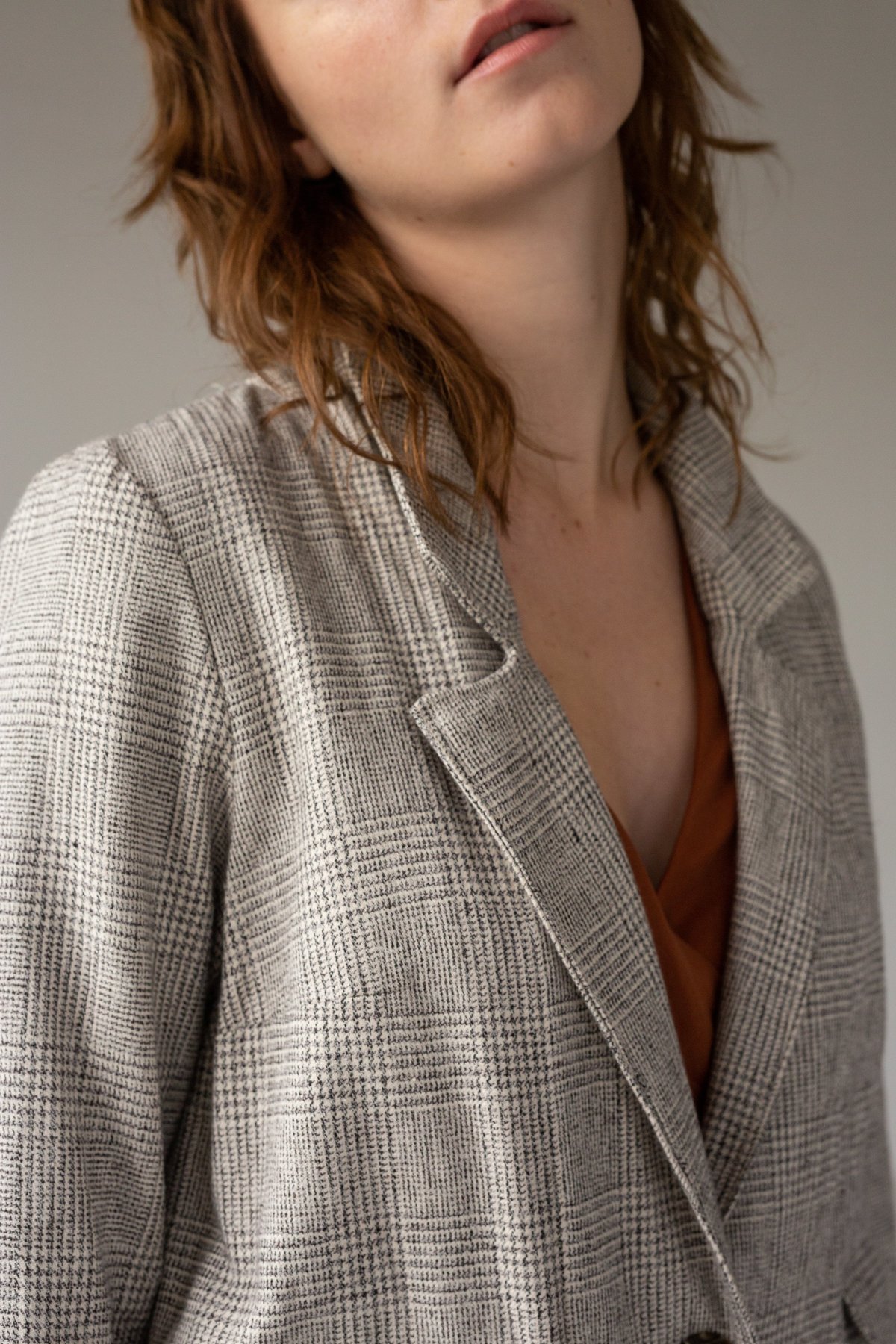 Lois Hazel Straight Duster - Plaid - Image 5 of 6