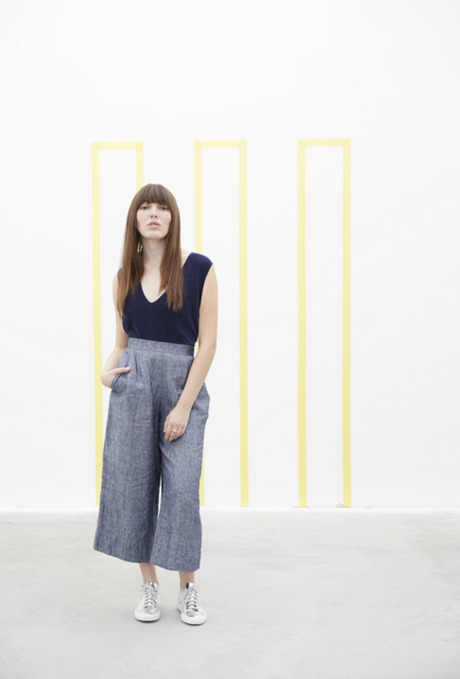 Ali Golden Linen Wide-Leg Pant Ali Golden Linen Wide-Leg Pant