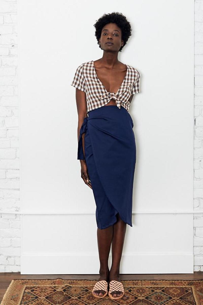 Rita Row Pareo Skirt - Navy | Garmentory