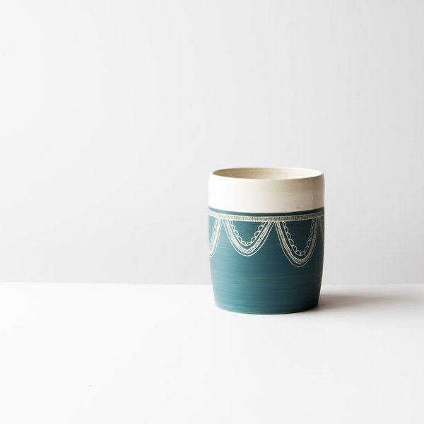 La Sauvage Utensil Crock/Vase - Blue La Sauvage Utensil Crock/Vase - Blue