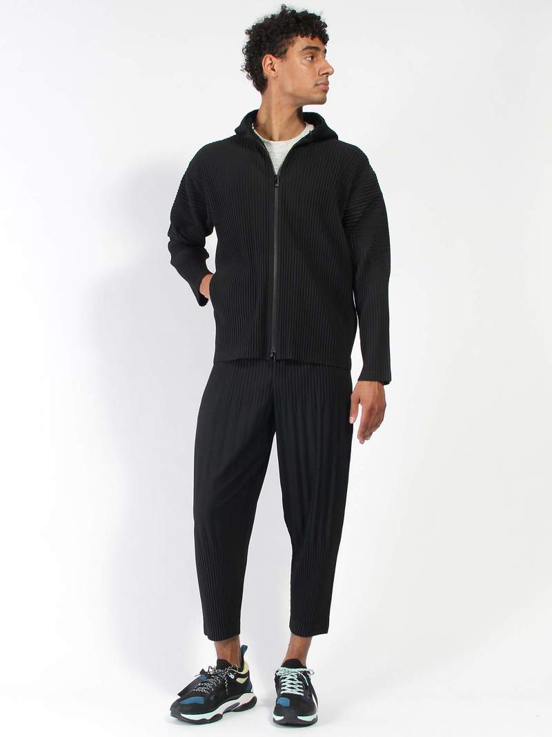 Issey Miyake Homme Plisse Zip Hoodie | Garmentory