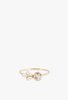 Jennie Kwon Designs Morganite Diamond Opal Leaf Ring - Thumbnail 1