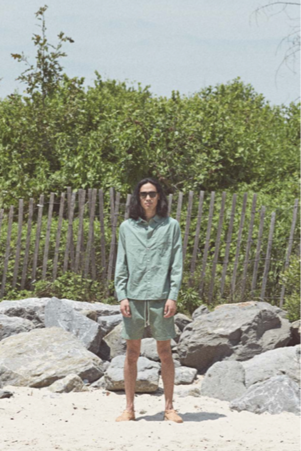 Sunshine Blues Summer LS Shirt - Olive Sunshine Blues Summer LS Shirt - Olive