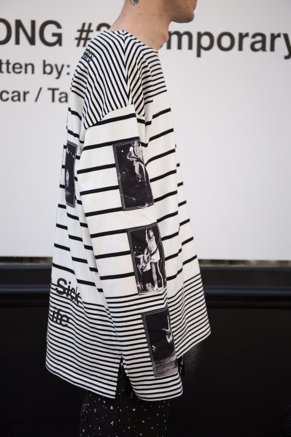 Takahiromiyashita The Soloist. Oversized Striped The Grunge