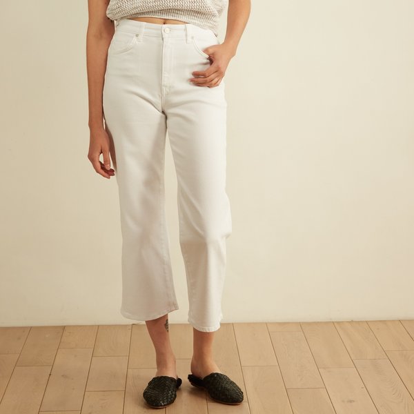 CQY Denim Sunday Wide Leg Crop Jean CQY Denim Sunday Wide Leg Crop Jean