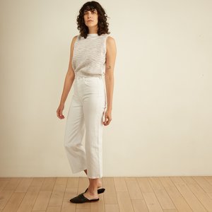 CQY Denim Sunday Wide Leg Crop Jean CQY Denim Sunday Wide Leg Crop Jean