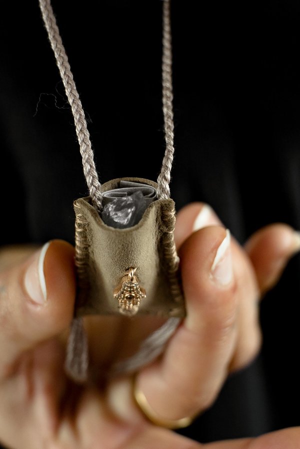 Feathered Souls Prayer Hamsa Necklace Feathered Souls Prayer Hamsa Necklace