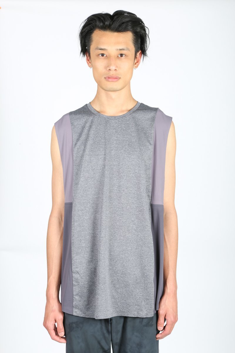Robert Geller x LULULEMON TAKE THE MOMENT TANK - Dark Shadow