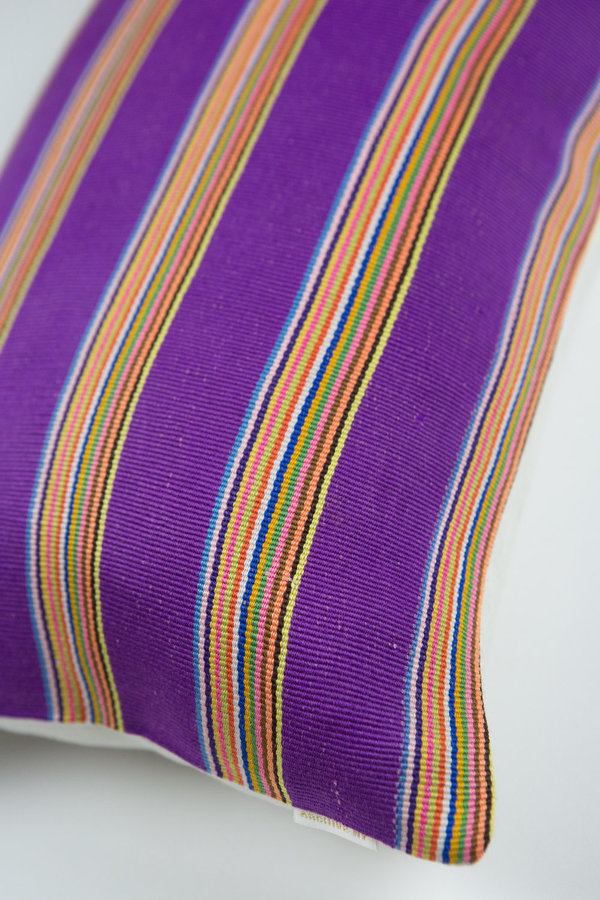 Archive New York Zacualpa Pillow 12"x20" - Purple Rainbow Archive New York Zacualpa Pillow 12"x20" - Purple Rainbow