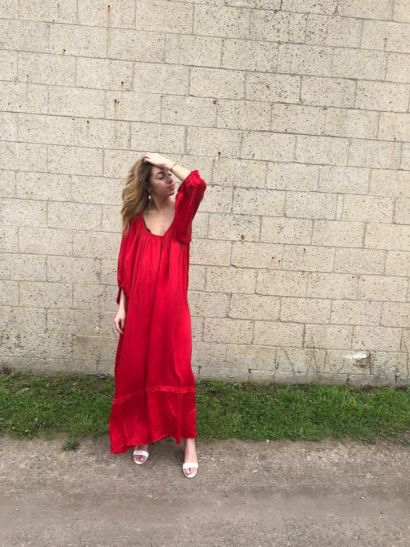 Cali Dreaming Parachute Dress - Onyx