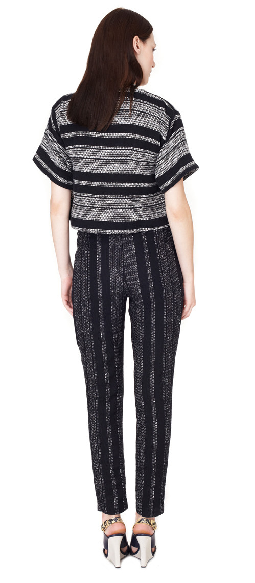 Apiece Apart Luca Pants Black Lezat Stripe Apiece Apart Luca Pants Black Lezat Stripe