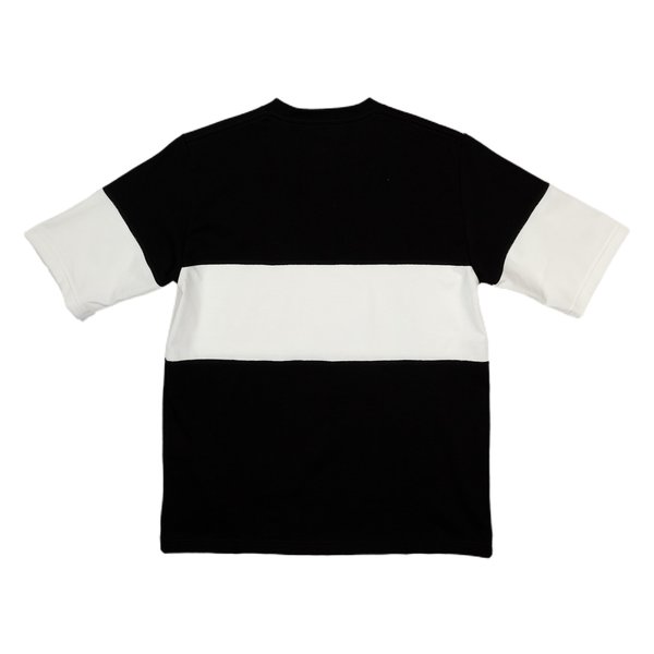Jackman Border One Stripe T-shirt - Black/White Jackman Border One Stripe T-shirt - Black/White